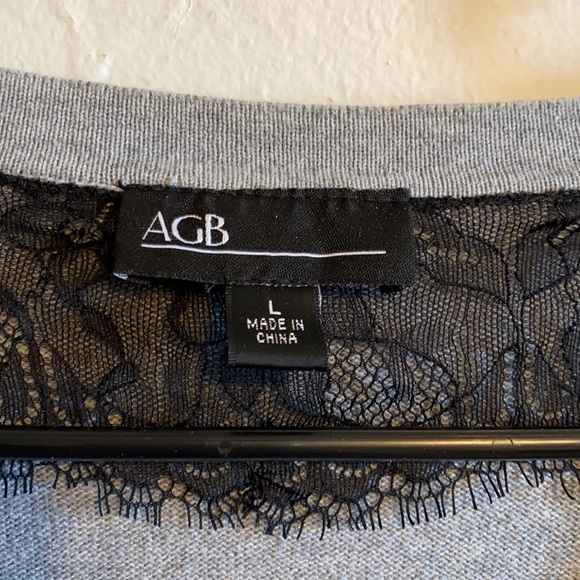 AGB L Lace Cardigan - Picture 2 of 4